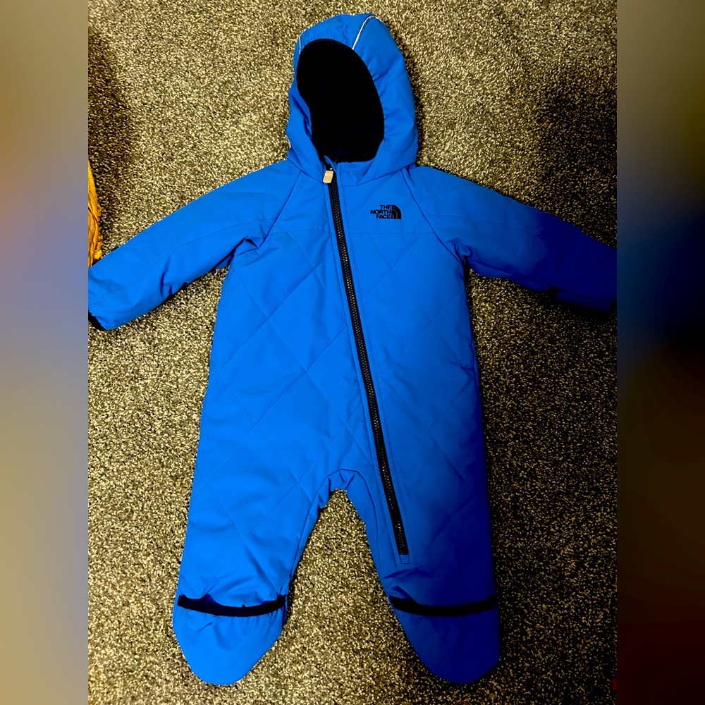 Infants snow suit color blue size 18-24 months